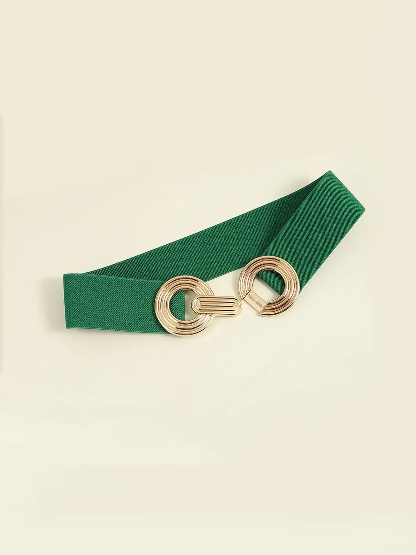 Geometric Buckle Elastic Wide Belt - Trendsi - Flyclothing LLC