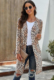 Printed Open Front Longline Cardigan - Trendsi - Flyclothing LLC