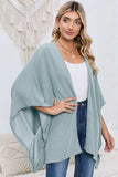 Open Front Dolman Sleeve Cardigan - Trendsi - Flyclothing LLC