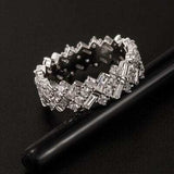 Inlaid Zircon 925 Sterling Silver Ring - Trendsi - Flyclothing LLC