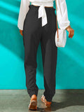 High Waist Joggers with Pockets - Trendsi - Flyclothing LLC