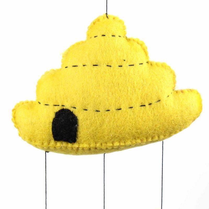 Felt Beehive Mobile - Global Groove - Global Groove - Flyclothing LLC