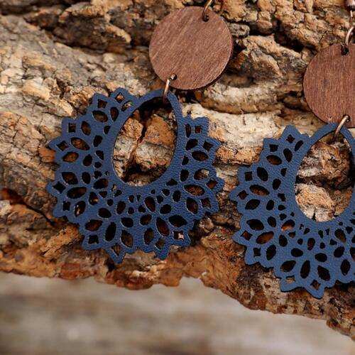 Geometric Cutout Dangle Earrings - Trendsi - Flyclothing LLC