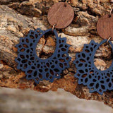 Geometric Cutout Dangle Earrings - Trendsi - Flyclothing LLC