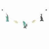 Felt Dragon Garland - Blue Colors - Global Groove - Global Groove