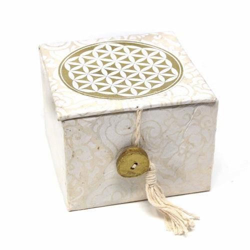 Meditation Bowl Box: 3'' Flower Of Life - DZI (Meditation) - DZI (Meditation)