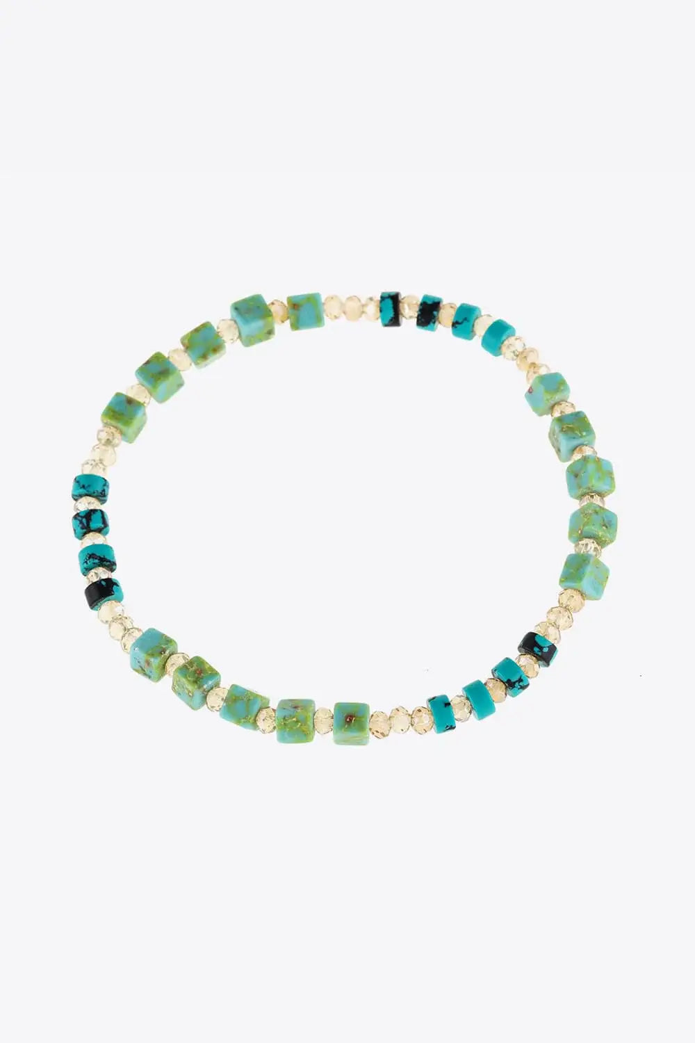 Crystal & Natural Stone Bracelet - Trendsi - Flyclothing LLC