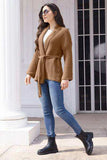Tied Open Front Long Sleeve Cardigan - Trendsi - Flyclothing LLC
