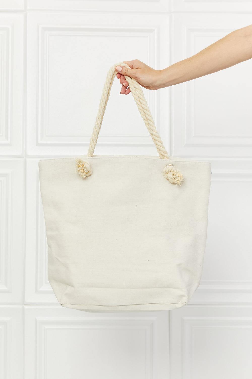 Justin Taylor Picnic Date Tassle Tote Bag - Trendsi