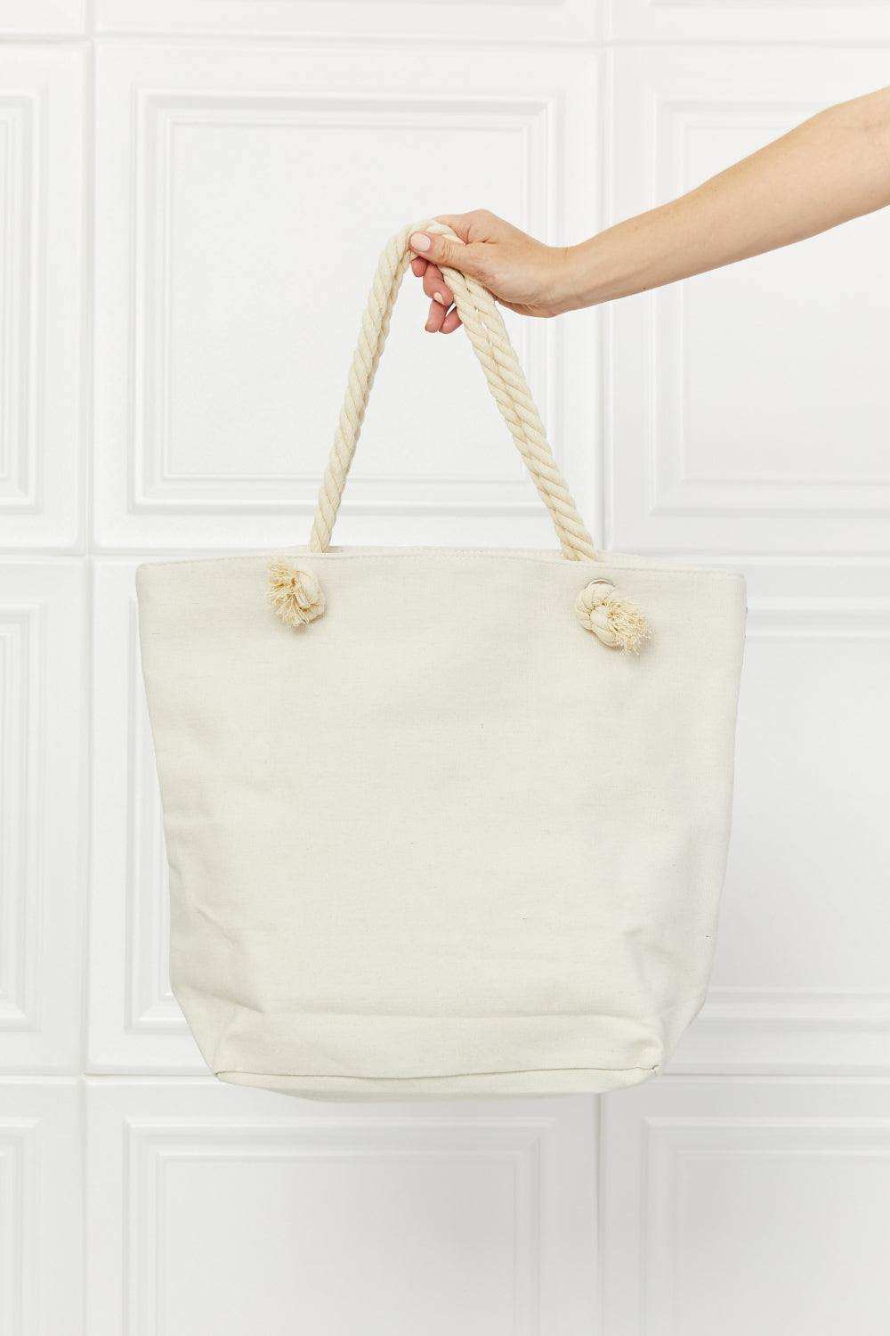 Justin Taylor Picnic Date Tassle Tote Bag - Trendsi - Flyclothing LLC