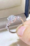2 Carat Moissanite 925 Sterling Silver Ring - Trendsi - Flyclothing LLC