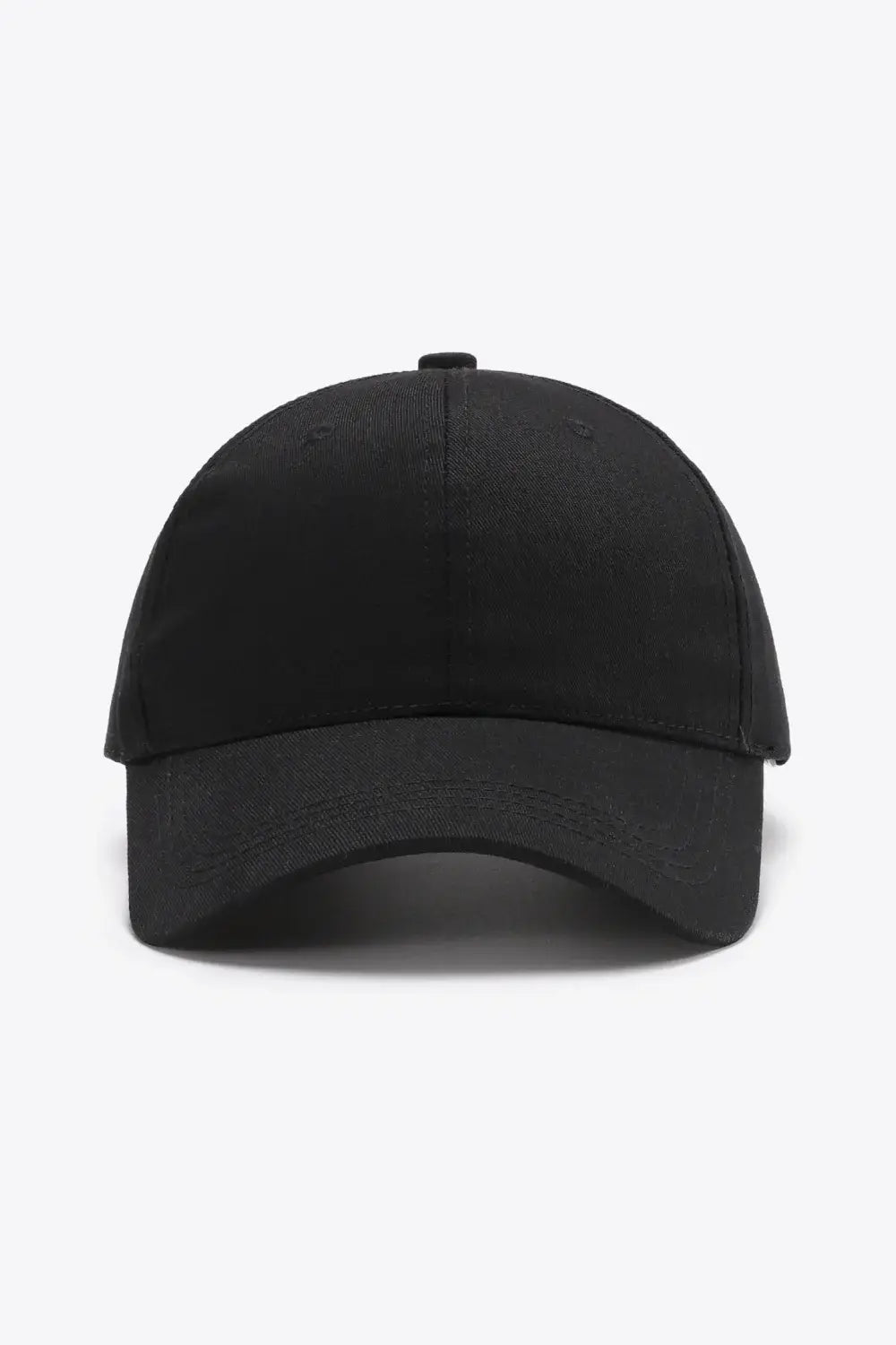 Plain Adjustable Cotton Baseball Cap - Trendsi - Flyclothing LLC