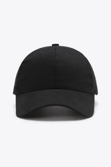 Plain Adjustable Cotton Baseball Cap - Trendsi - Flyclothing LLC