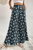 Floral Pocket Culottes - Trendsi