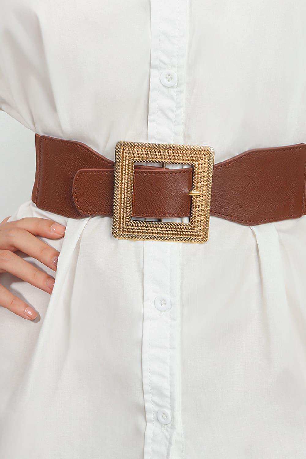 PU Leather Belt - Trendsi - Flyclothing LLC