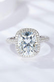 6 Carat Moissanite Halo Ring - Trendsi