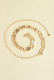 Alloy Lobster Clasp Belt - Trendsi