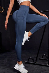 Wide Waistband High Waist Active Leggings - Flyclothing LLC