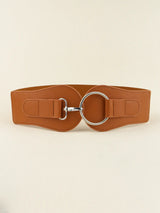 PU Elastic Wide Belt - Trendsi - Flyclothing LLC