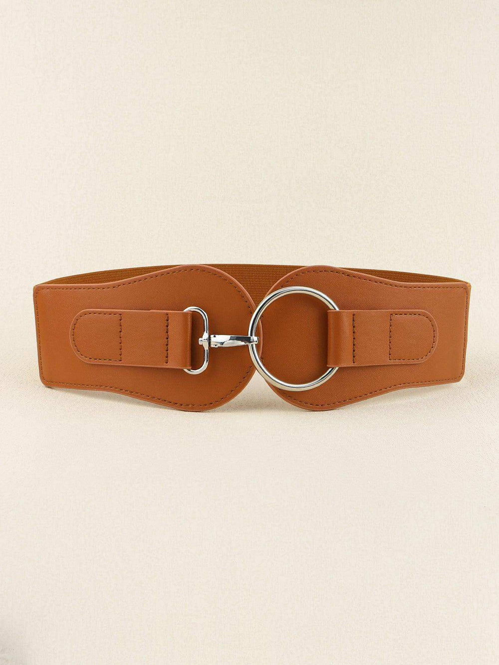 PU Elastic Wide Belt - Trendsi - Flyclothing LLC