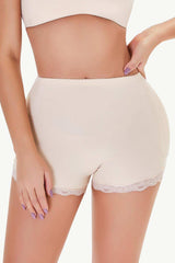 Full Size Lace Trim Shaping Shorts - Trendsi - Flyclothing LLC