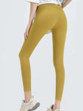 Wide Waistband Sports Leggings - Trendsi - Flyclothing LLC
