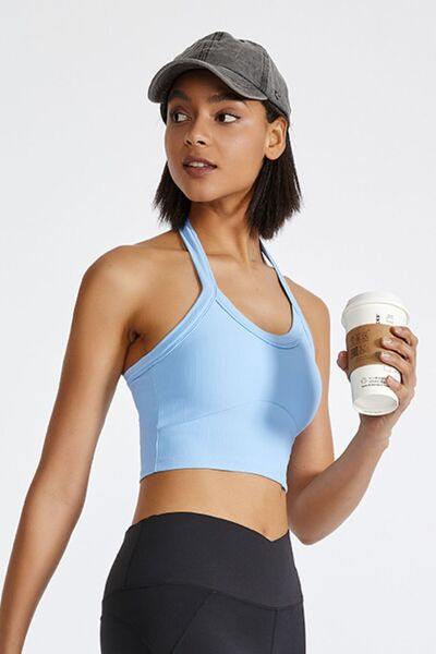 Halter Neck Active Cami - Trendsi
