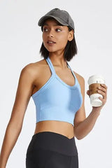 Halter Neck Active Cami - Trendsi - Flyclothing LLC