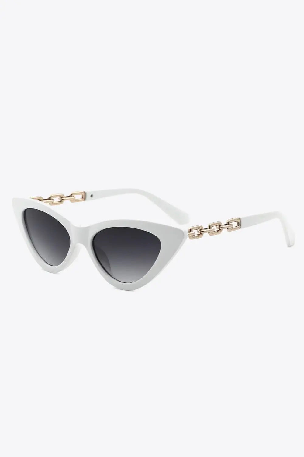 Chain Detail Cat-Eye Sunglasses - Trendsi - Flyclothing LLC