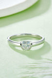 Moissanite 925 Sterling Silver Solitaire Ring - Trendsi - Flyclothing LLC