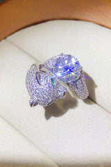 2 Carat Moissanite Adjustable Animal Ring - Trendsi - Flyclothing LLC