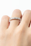 Can't Stop Your Shine Moissanite Platinum-Plated Ring - Trendsi