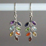 Leaf Shape Alloy Earrings - Trendsi - Flyclothing LLC