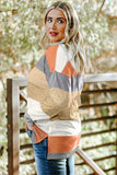 Plus Size Striped Slit Long Sleeve T-Shirt - Trendsi - Flyclothing LLC