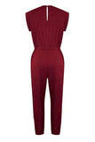 Drawstring Round Neck Sleeveless Jumpsuit - Trendsi - Flyclothing LLC