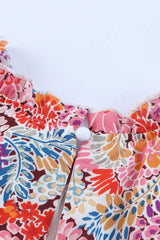 Floral Mock Neck Tank Top - Trendsi - Flyclothing LLC