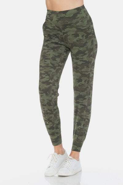 Leggings Depot Camouflage High Waist Leggings - Trendsi - Flyclothing LLC