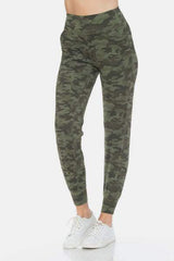 Leggings Depot Camouflage High Waist Leggings - Trendsi - Flyclothing LLC