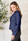 Mock Neck Zip Up Jacket - Trendsi - Flyclothing LLC