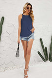 Grecian Neck Knit Tank - Trendsi - Flyclothing LLC