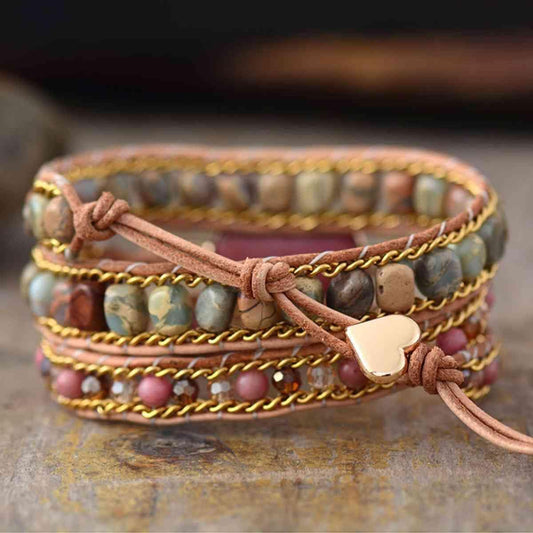 Crystal Bead Bracelet - Trendsi