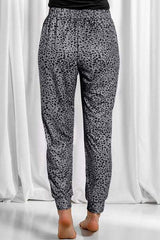Full Size Leopard Drawstring Pocketed Pants - Trendsi - Flyclothing LLC