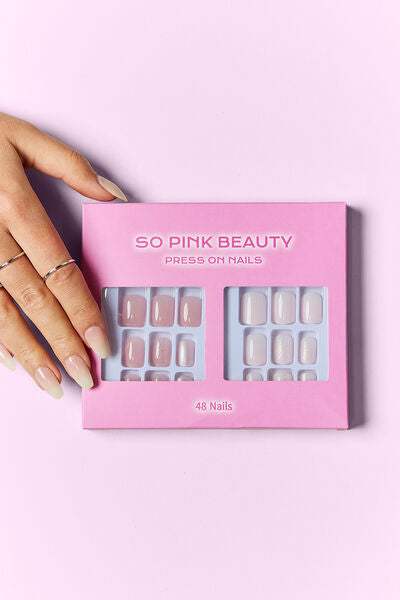 SO PINK BEAUTY Press On Nails 2 Packs - Trendsi - Flyclothing LLC