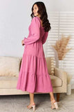 Culture Code Full Size Ruffle Trim Smocked Tiered Dress - Trendsi - Flyclothing LLC