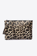 Leopard PU Leather Clutch - Flyclothing LLC