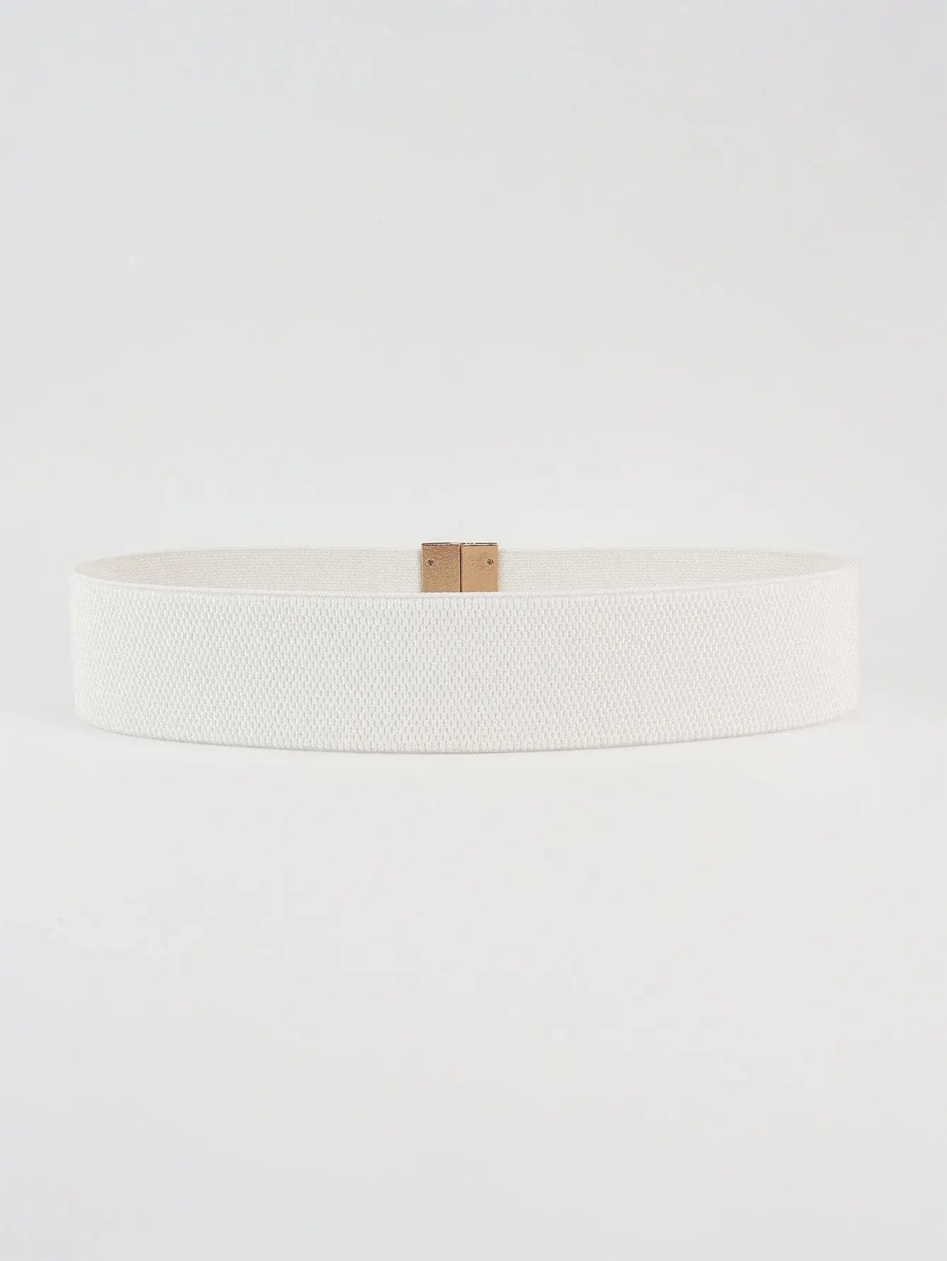 Alloy Buckle Elastic Belt - Trendsi - Flyclothing LLC