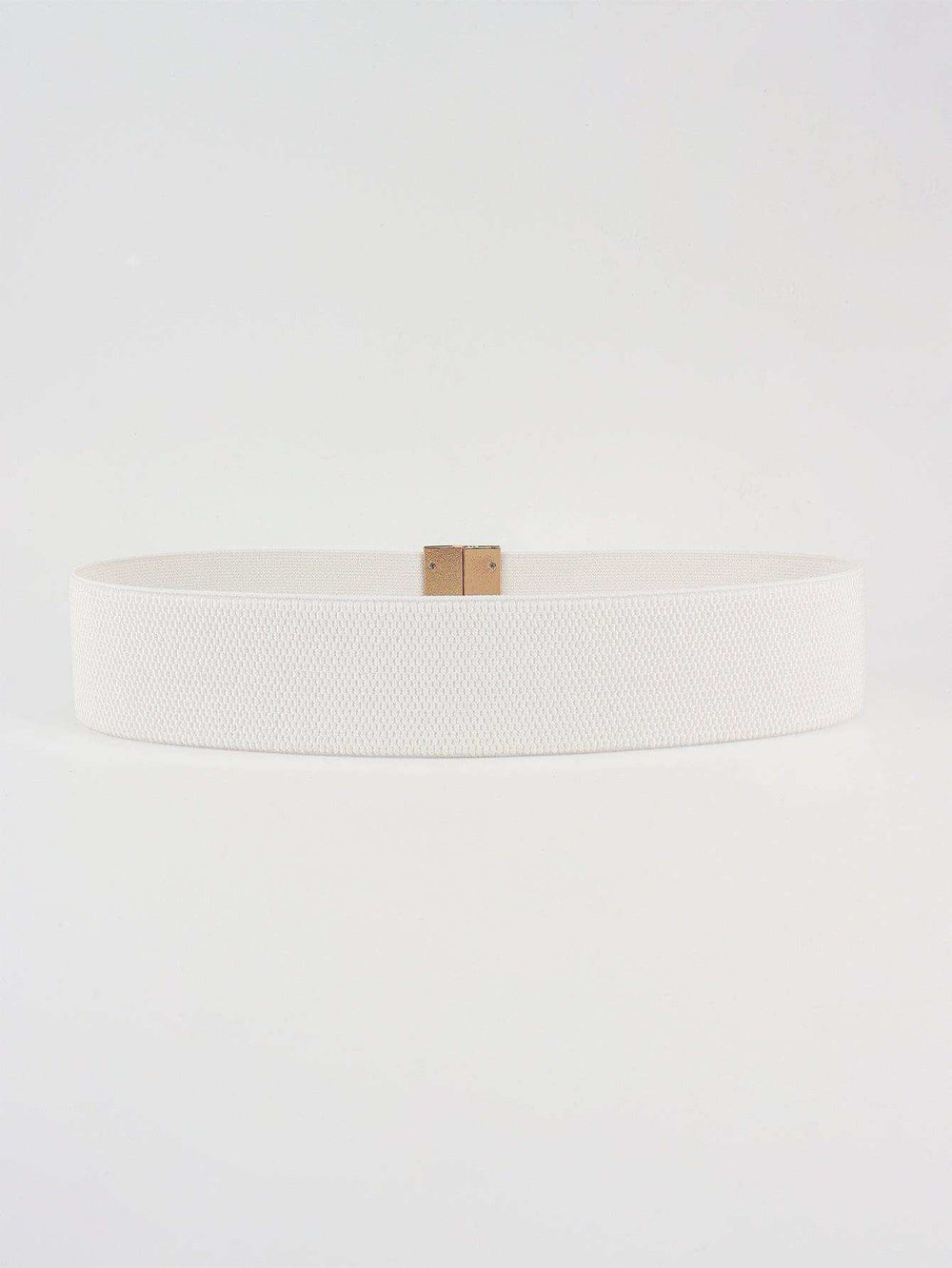 Alloy Buckle Elastic Belt - Trendsi - Flyclothing LLC