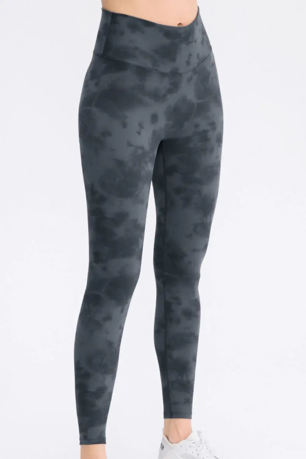 Wide Waistband Slim Fit Long Sports Pants - Trendsi - Flyclothing LLC