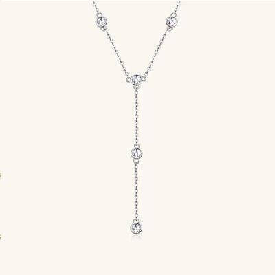 1.1 Carat Moissanite 925 Sterling Silver Necklace