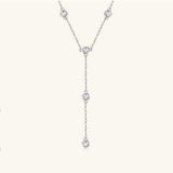 1.1 Carat Moissanite 925 Sterling Silver Necklace - Trendsi - Flyclothing LLC